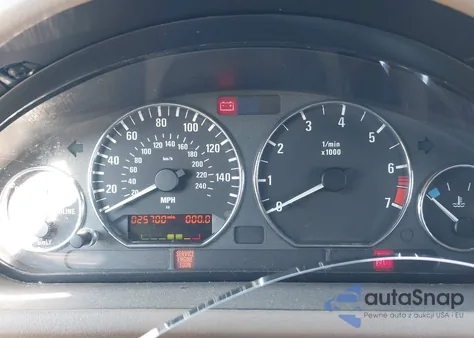 2001 BMW Z3 2.5I из США, поврежденный, VIN WBACN33411LM02718